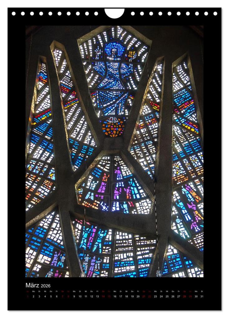 Weitere Ansicht: Kirchenfenster - Sakrale Glaskunst (Wandkalender 2026 DIN A4 hoch), CALVENDO Monatskalender | Elisabeth Schittenhelm, Calvendo