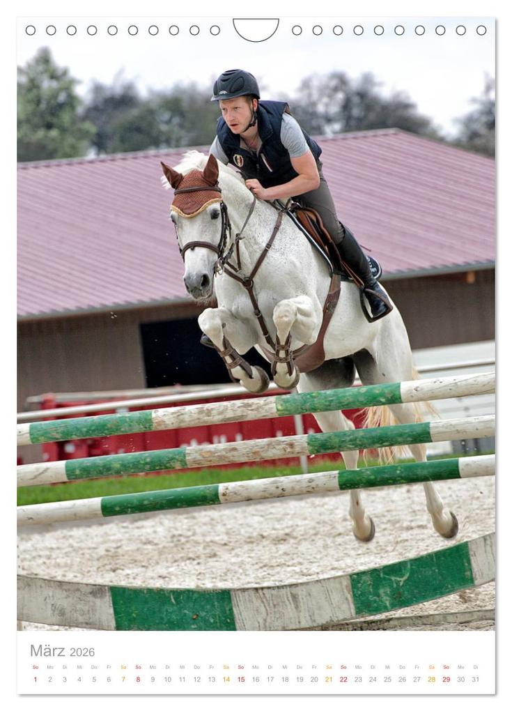 Weitere Ansicht: Springreiter in Aktion (Wandkalender 2026 DIN A4 hoch), CALVENDO Monatskalender | Calvendo, Marion Sixt