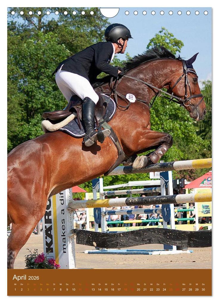 Weitere Ansicht: Springreiter in Aktion (Wandkalender 2026 DIN A4 hoch), CALVENDO Monatskalender | Calvendo, Marion Sixt