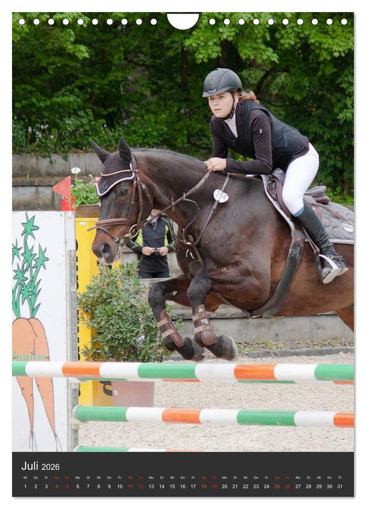 Weitere Ansicht: Springreiter in Aktion (Wandkalender 2026 DIN A4 hoch), CALVENDO Monatskalender | Calvendo, Marion Sixt