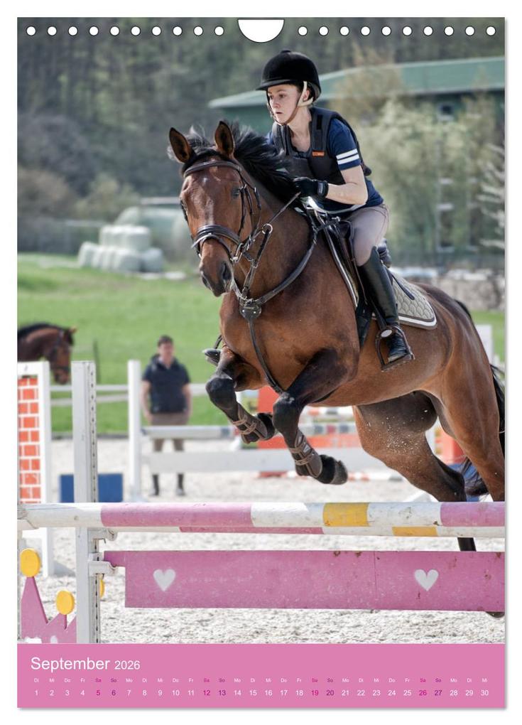 Weitere Ansicht: Springreiter in Aktion (Wandkalender 2026 DIN A4 hoch), CALVENDO Monatskalender | Calvendo, Marion Sixt
