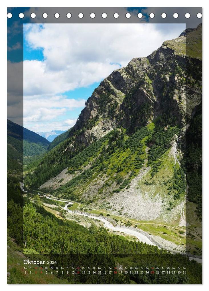 Weitere Ansicht: Bergwelten Wandkalender (Tischkalender 2026 DIN A5 hoch), CALVENDO Monatskalender | Calvendo, Fotografin Miriam Schwarzfischer
