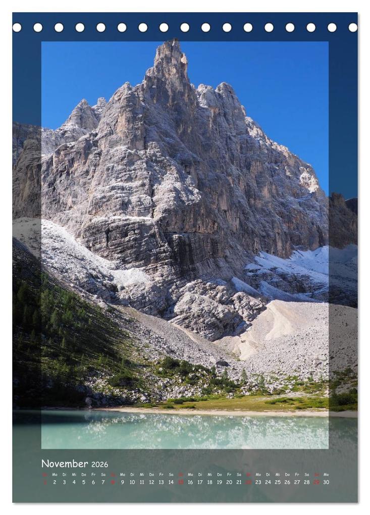 Weitere Ansicht: Bergwelten Wandkalender (Tischkalender 2026 DIN A5 hoch), CALVENDO Monatskalender | Calvendo, Fotografin Miriam Schwarzfischer