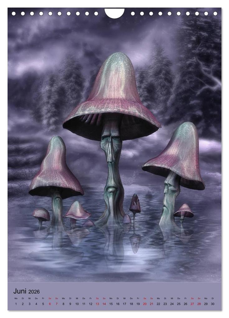 Weitere Ansicht: Geliebte Fabelwesen (Wandkalender 2026 DIN A4 hoch), CALVENDO Monatskalender | Andrea Tiettje, Calvendo