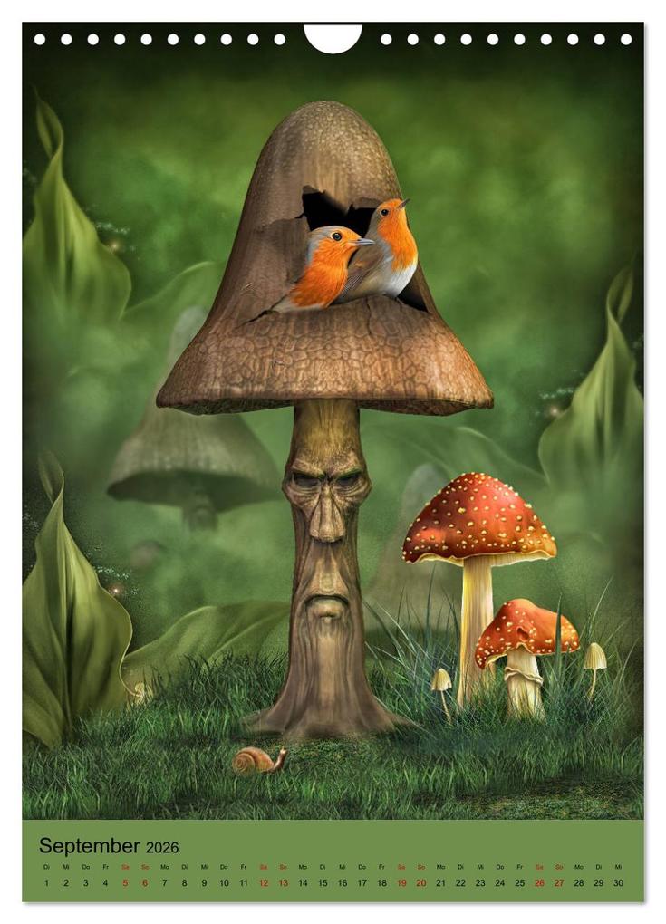 Weitere Ansicht: Geliebte Fabelwesen (Wandkalender 2026 DIN A4 hoch), CALVENDO Monatskalender | Andrea Tiettje, Calvendo