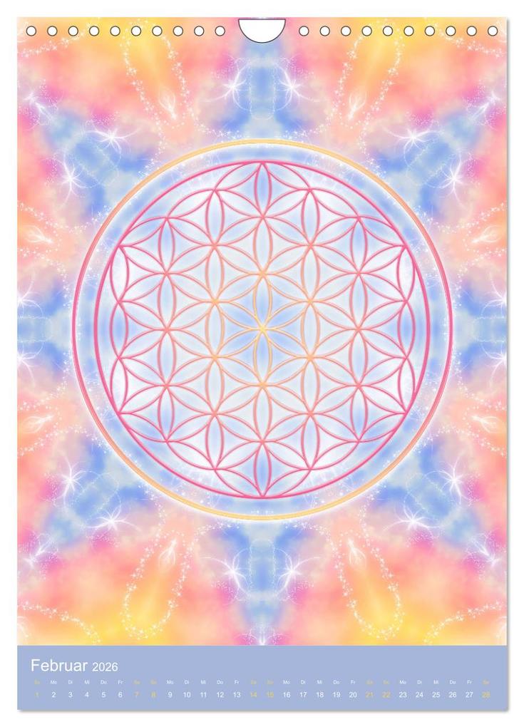Weitere Ansicht: Blume des Lebens - Harmonie durch Symbolkraft (Wandkalender 2026 DIN A4 hoch), CALVENDO Monatskalender | Gaby Shayana Hoffmann, Calvendo