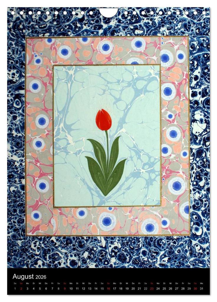 Weitere Ansicht: Ebru - Marmorieren auf Wasser (Wandkalender 2026 DIN A4 hoch), CALVENDO Monatskalender | Ebru Oezel, Calvendo
