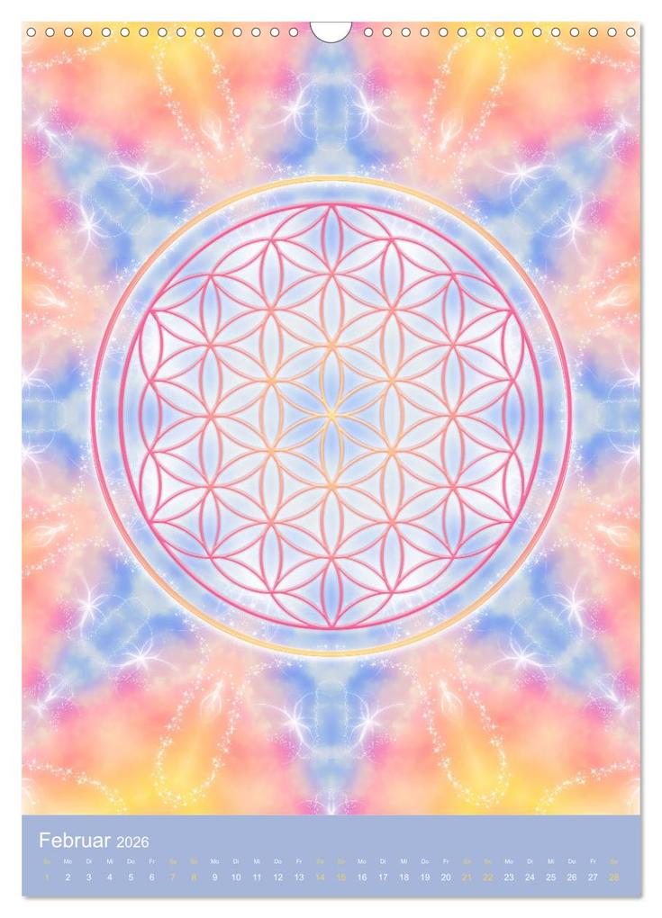 Weitere Ansicht: Blume des Lebens - Harmonie durch Symbolkraft (Wandkalender 2026 DIN A3 hoch), CALVENDO Monatskalender | Gaby Shayana Hoffmann, Calvendo