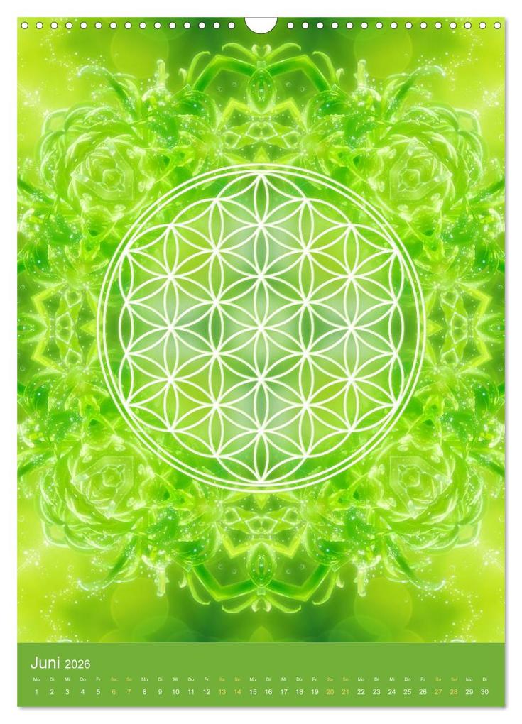 Weitere Ansicht: Blume des Lebens - Harmonie durch Symbolkraft (Wandkalender 2026 DIN A3 hoch), CALVENDO Monatskalender | Gaby Shayana Hoffmann, Calvendo