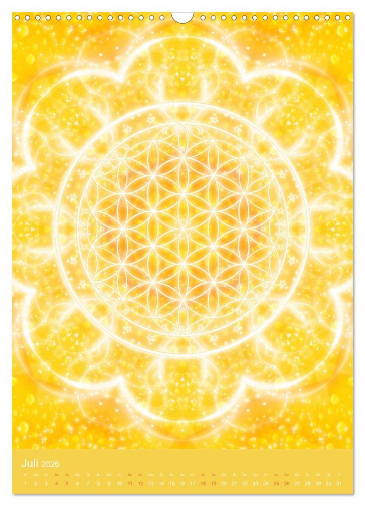 Weitere Ansicht: Blume des Lebens - Harmonie durch Symbolkraft (Wandkalender 2026 DIN A3 hoch), CALVENDO Monatskalender | Gaby Shayana Hoffmann, Calvendo