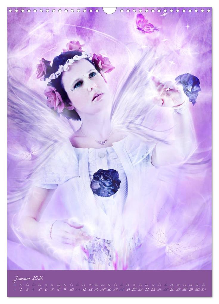 Weitere Ansicht: Lichtwesen - Die helle Seite der Magie (Wandkalender 2026 DIN A3 hoch), CALVENDO Monatskalender | Ravienne Art, Calvendo