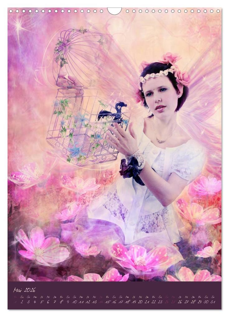 Weitere Ansicht: Lichtwesen - Die helle Seite der Magie (Wandkalender 2026 DIN A3 hoch), CALVENDO Monatskalender | Ravienne Art, Calvendo