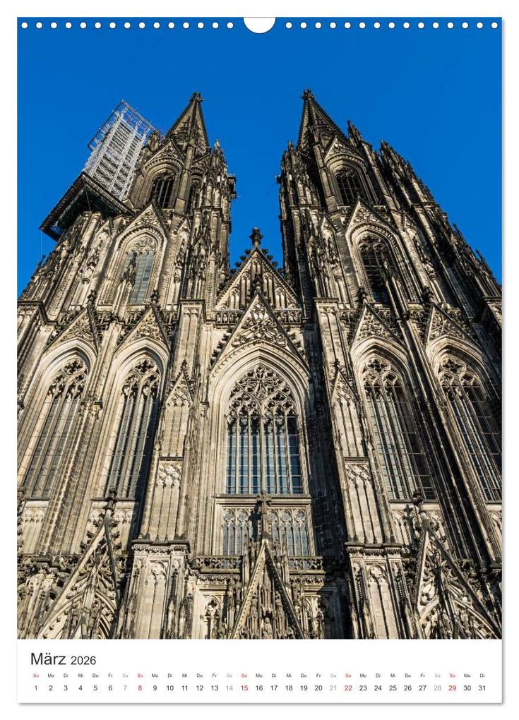 Weitere Ansicht: Kölner Dom - Blickwinkel auf ein Wahrzeichen (Wandkalender 2026 DIN A3 hoch), CALVENDO Monatskalender | Calvendo, rclassen, rclassen rclassen