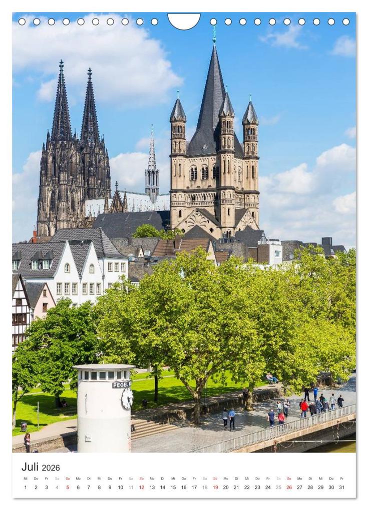 Weitere Ansicht: Kölner Dom - Blickwinkel auf ein Wahrzeichen (Wandkalender 2026 DIN A4 hoch), CALVENDO Monatskalender | Calvendo, rclassen, rclassen rclassen