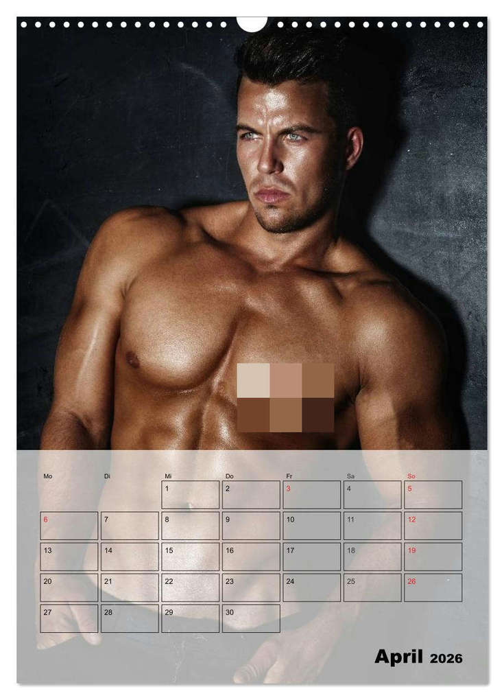 Weitere Ansicht: Männer - Sexy und kraftvoll (Wandkalender 2026 DIN A3 hoch), CALVENDO Monatskalender | Calvendo, Elisabeth Stanzer
