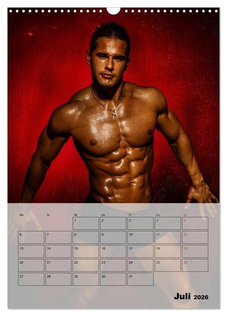 Weitere Ansicht: Männer - Sexy und kraftvoll (Wandkalender 2026 DIN A3 hoch), CALVENDO Monatskalender | Calvendo, Elisabeth Stanzer