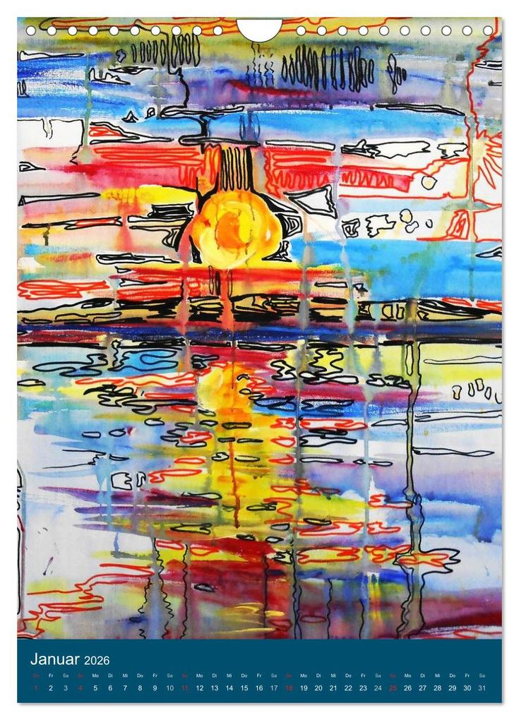 Weitere Ansicht: Kunstkalender 2026 "Die etwas andere Welt" (Wandkalender 2026 DIN A4 hoch), CALVENDO Monatskalender | Melinda Horvath, Calvendo