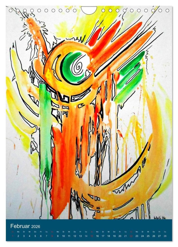 Weitere Ansicht: Kunstkalender 2026 "Die etwas andere Welt" (Wandkalender 2026 DIN A4 hoch), CALVENDO Monatskalender | Melinda Horvath, Calvendo