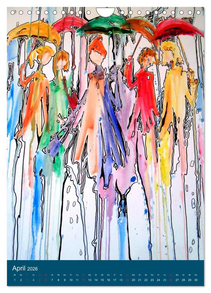 Weitere Ansicht: Kunstkalender 2026 "Die etwas andere Welt" (Wandkalender 2026 DIN A4 hoch), CALVENDO Monatskalender | Melinda Horvath, Calvendo