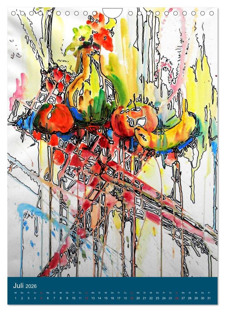 Weitere Ansicht: Kunstkalender 2026 "Die etwas andere Welt" (Wandkalender 2026 DIN A4 hoch), CALVENDO Monatskalender | Melinda Horvath, Calvendo