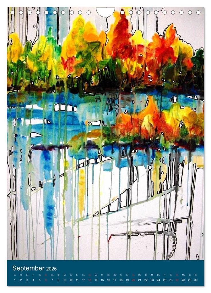 Weitere Ansicht: Kunstkalender 2026 "Die etwas andere Welt" (Wandkalender 2026 DIN A4 hoch), CALVENDO Monatskalender | Melinda Horvath, Calvendo