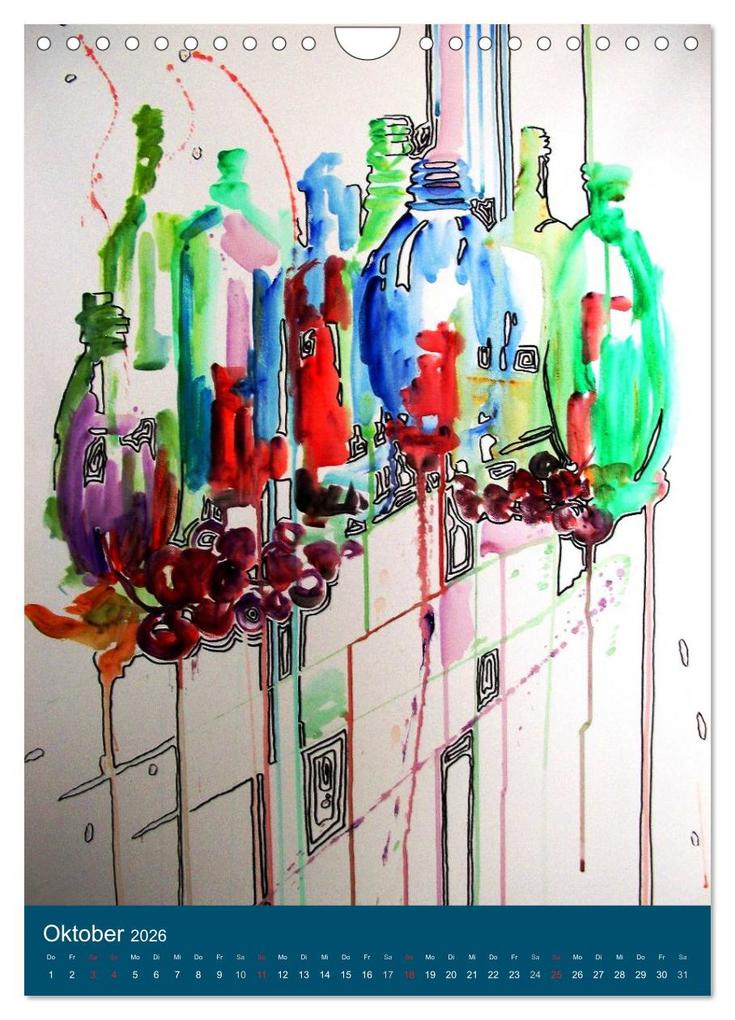 Weitere Ansicht: Kunstkalender 2026 "Die etwas andere Welt" (Wandkalender 2026 DIN A4 hoch), CALVENDO Monatskalender | Melinda Horvath, Calvendo