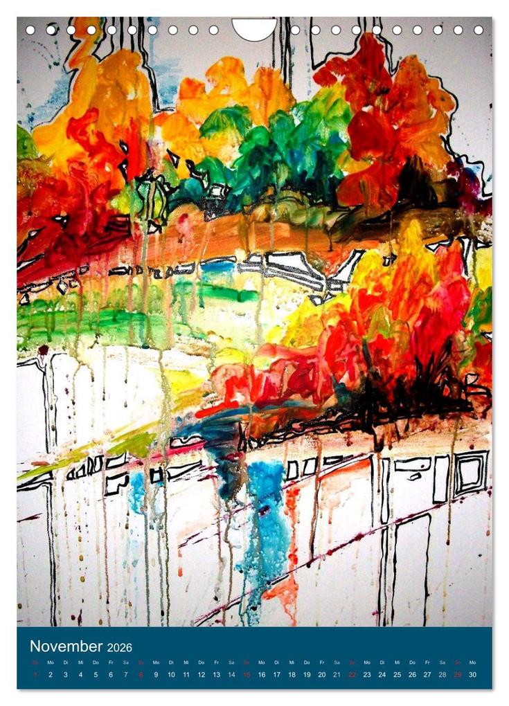 Weitere Ansicht: Kunstkalender 2026 "Die etwas andere Welt" (Wandkalender 2026 DIN A4 hoch), CALVENDO Monatskalender | Melinda Horvath, Calvendo