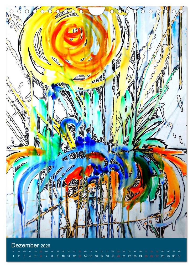 Weitere Ansicht: Kunstkalender 2026 "Die etwas andere Welt" (Wandkalender 2026 DIN A4 hoch), CALVENDO Monatskalender | Melinda Horvath, Calvendo