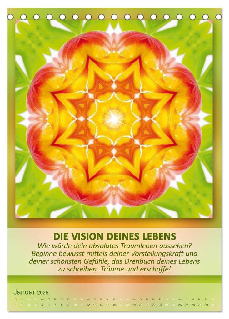 Weitere Ansicht: Light Energy Mandalas - Kalender - Vol. 2 (Tischkalender 2026 DIN A5 hoch), CALVENDO Monatskalender | Gaby Shayana Hoffmann, Calvendo