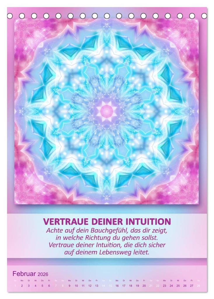 Weitere Ansicht: Light Energy Mandalas - Kalender - Vol. 2 (Tischkalender 2026 DIN A5 hoch), CALVENDO Monatskalender | Gaby Shayana Hoffmann, Calvendo