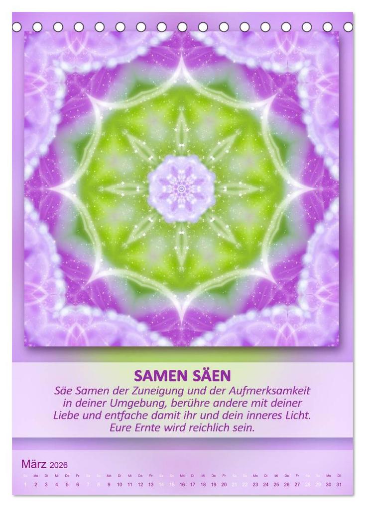 Weitere Ansicht: Light Energy Mandalas - Kalender - Vol. 2 (Tischkalender 2026 DIN A5 hoch), CALVENDO Monatskalender | Gaby Shayana Hoffmann, Calvendo