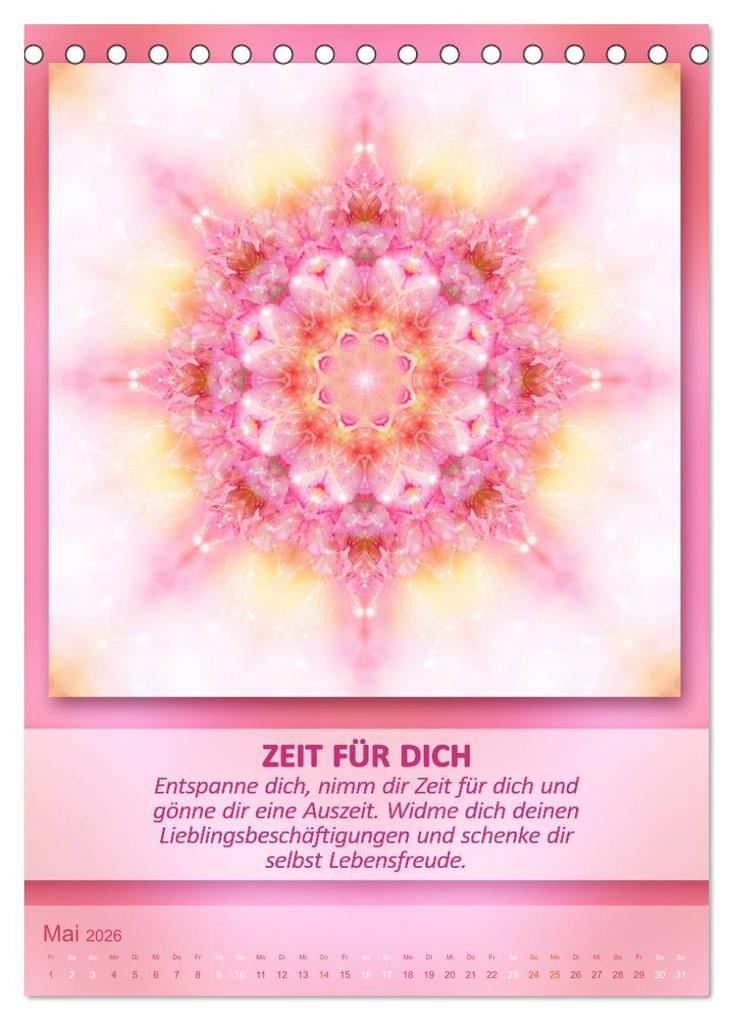 Weitere Ansicht: Light Energy Mandalas - Kalender - Vol. 2 (Tischkalender 2026 DIN A5 hoch), CALVENDO Monatskalender | Gaby Shayana Hoffmann, Calvendo