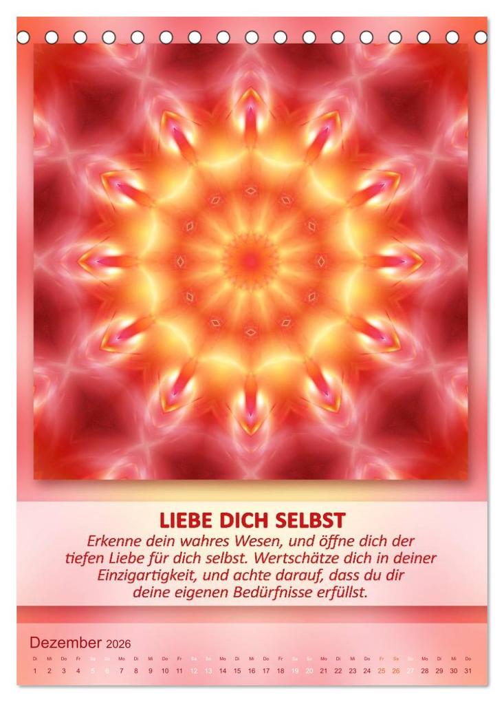 Weitere Ansicht: Light Energy Mandalas - Kalender - Vol. 2 (Tischkalender 2026 DIN A5 hoch), CALVENDO Monatskalender | Gaby Shayana Hoffmann, Calvendo