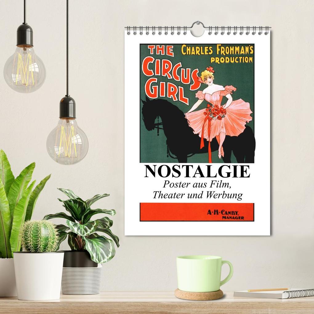 Weitere Ansicht: NOSTALGIE Poster aus Film, Theater und Werbung (Wandkalender 2026 DIN A4 hoch), CALVENDO Monatskalender | Elisabeth Stanzer, Calvendo