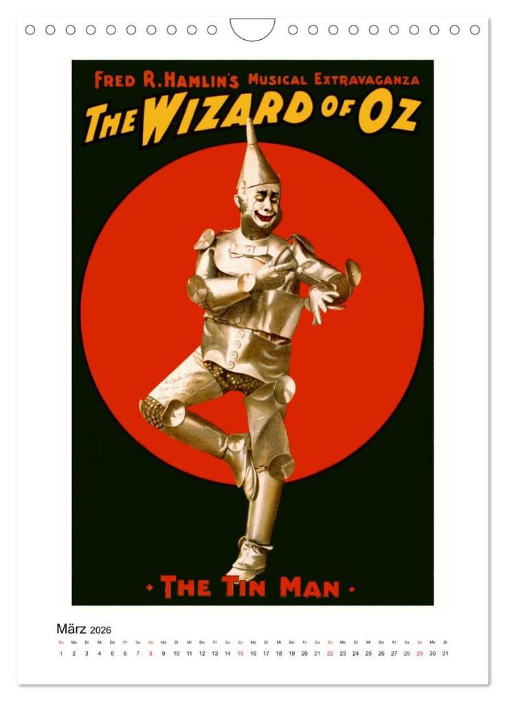 Weitere Ansicht: NOSTALGIE Poster aus Film, Theater und Werbung (Wandkalender 2026 DIN A4 hoch), CALVENDO Monatskalender | Elisabeth Stanzer, Calvendo