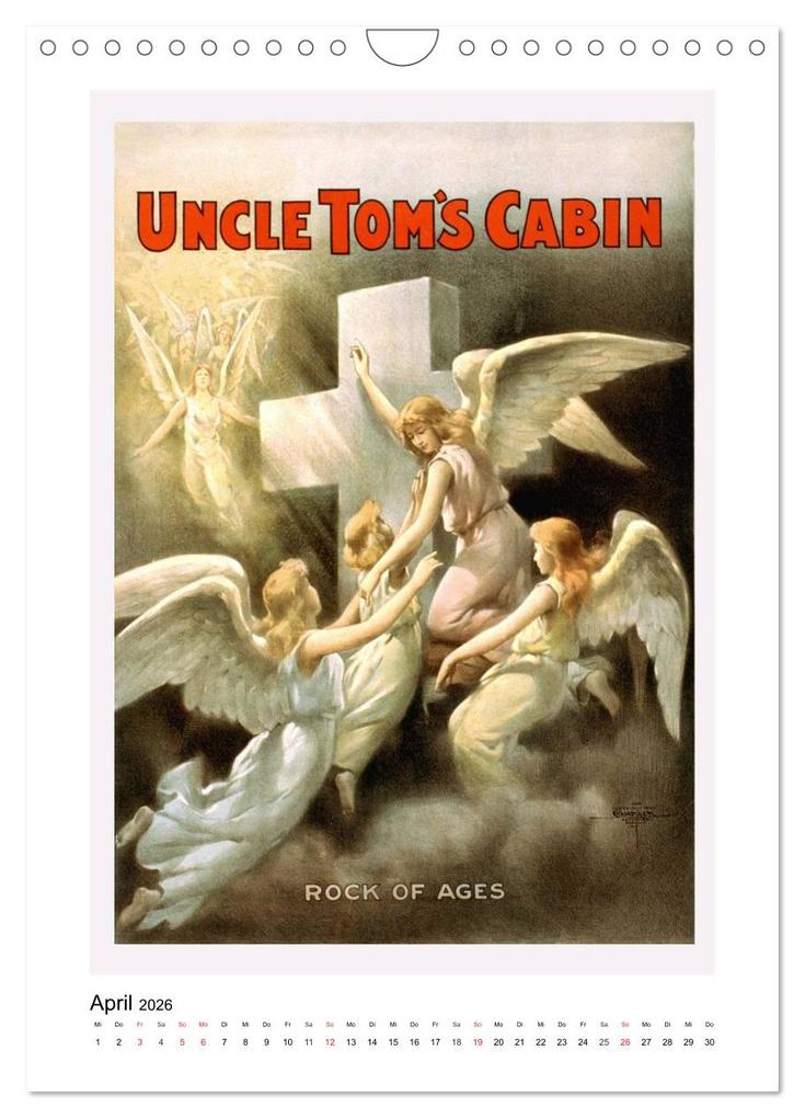 Weitere Ansicht: NOSTALGIE Poster aus Film, Theater und Werbung (Wandkalender 2026 DIN A4 hoch), CALVENDO Monatskalender | Elisabeth Stanzer, Calvendo