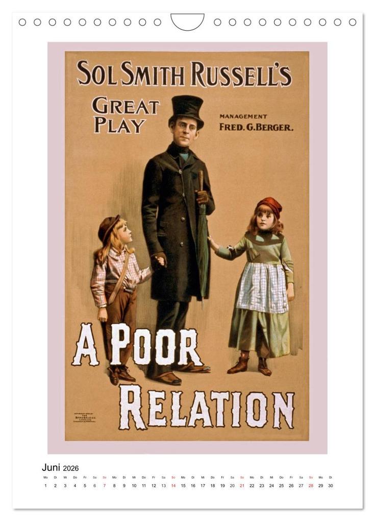 Weitere Ansicht: NOSTALGIE Poster aus Film, Theater und Werbung (Wandkalender 2026 DIN A4 hoch), CALVENDO Monatskalender | Elisabeth Stanzer, Calvendo