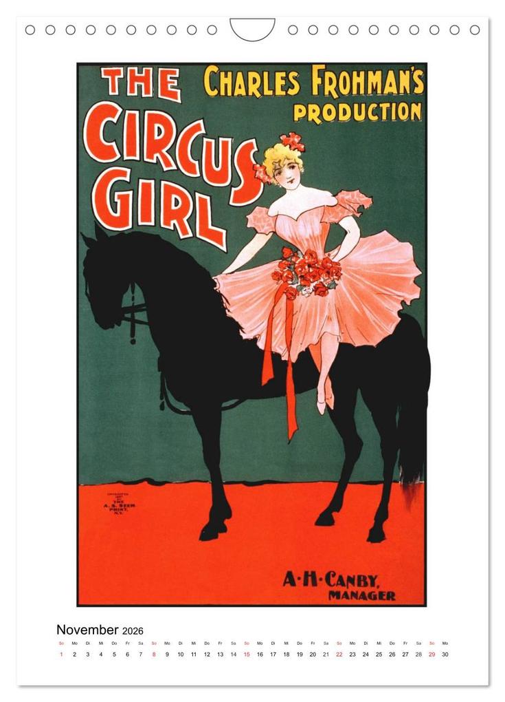 Weitere Ansicht: NOSTALGIE Poster aus Film, Theater und Werbung (Wandkalender 2026 DIN A4 hoch), CALVENDO Monatskalender | Elisabeth Stanzer, Calvendo