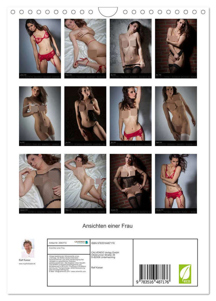 Weitere Ansicht: Ansichten einer Frau (Wandkalender 2026 DIN A4 hoch), CALVENDO Monatskalender | Calvendo, ralf kaiser