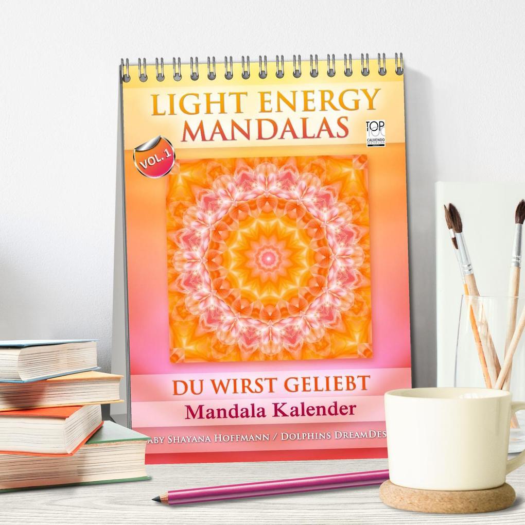Weitere Ansicht: Light Energy Mandalas - Kalender - Vol. 1 (Tischkalender 2026 DIN A5 hoch), CALVENDO Monatskalender | Calvendo, Gaby Shayana Hoffmann