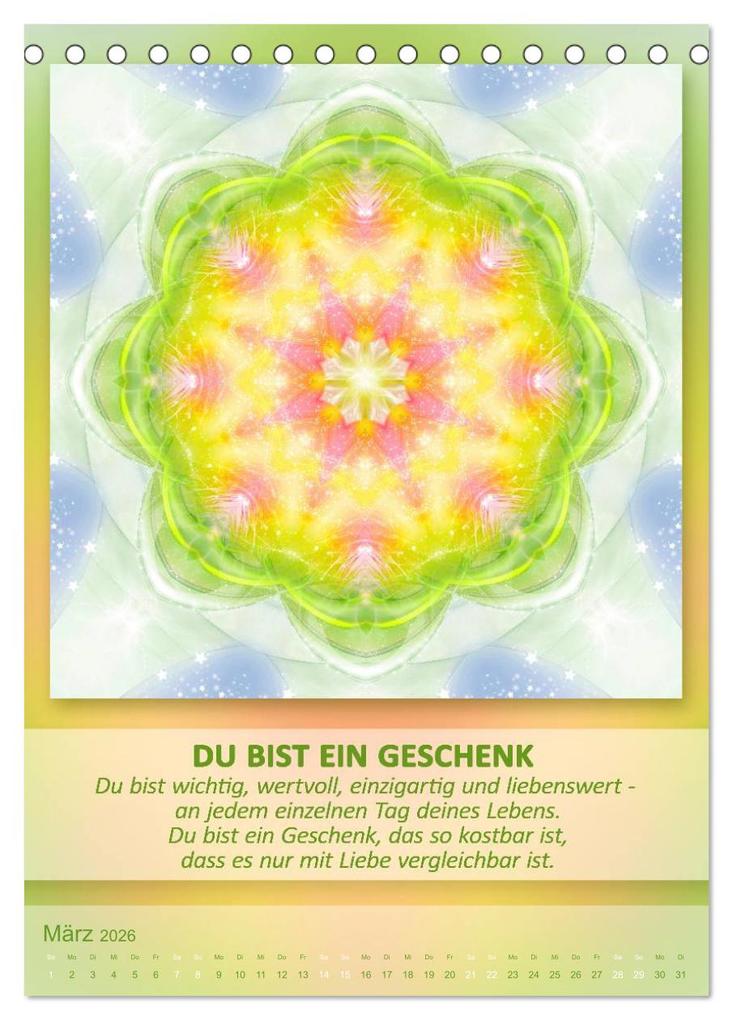 Weitere Ansicht: Light Energy Mandalas - Kalender - Vol. 1 (Tischkalender 2026 DIN A5 hoch), CALVENDO Monatskalender | Calvendo, Gaby Shayana Hoffmann