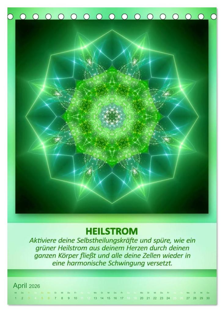 Weitere Ansicht: Light Energy Mandalas - Kalender - Vol. 1 (Tischkalender 2026 DIN A5 hoch), CALVENDO Monatskalender | Calvendo, Gaby Shayana Hoffmann
