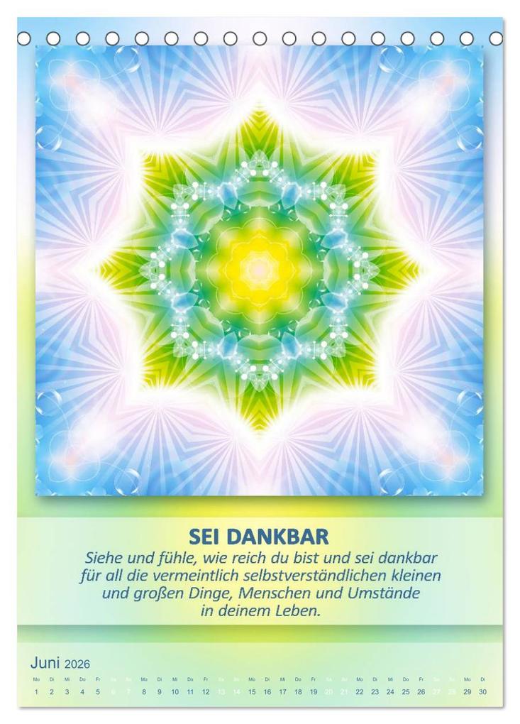 Weitere Ansicht: Light Energy Mandalas - Kalender - Vol. 1 (Tischkalender 2026 DIN A5 hoch), CALVENDO Monatskalender | Calvendo, Gaby Shayana Hoffmann