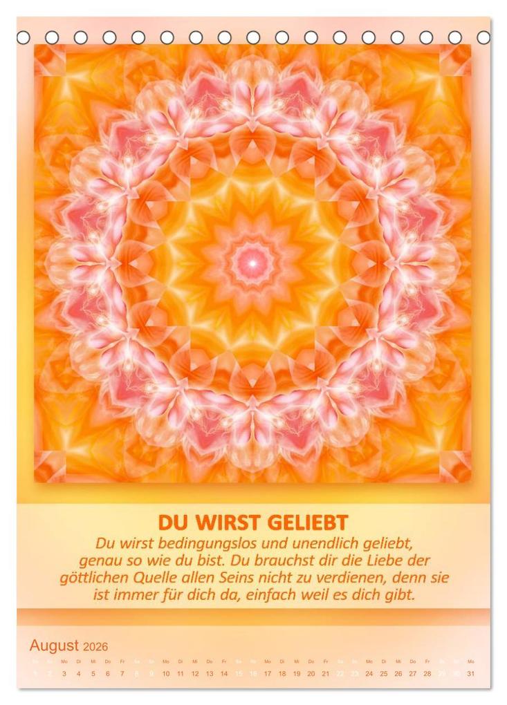 Weitere Ansicht: Light Energy Mandalas - Kalender - Vol. 1 (Tischkalender 2026 DIN A5 hoch), CALVENDO Monatskalender | Calvendo, Gaby Shayana Hoffmann