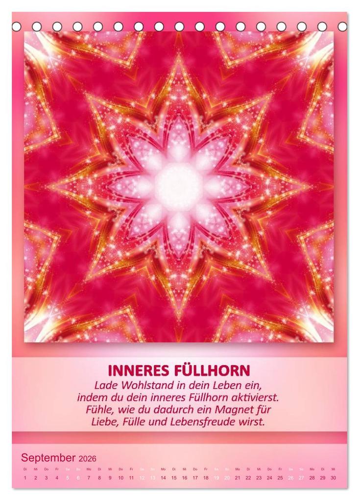 Weitere Ansicht: Light Energy Mandalas - Kalender - Vol. 1 (Tischkalender 2026 DIN A5 hoch), CALVENDO Monatskalender | Calvendo, Gaby Shayana Hoffmann