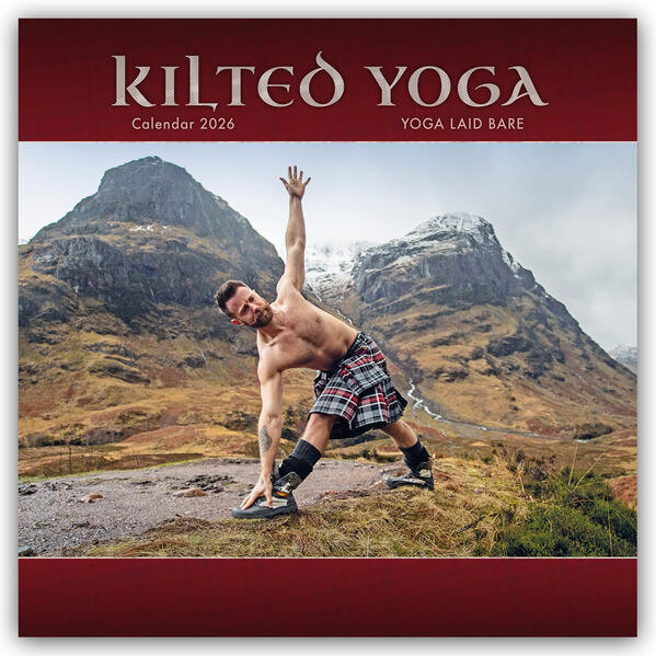 Produktbild: Kilted Yoga 2026 - Wand-Kalender | Carousel