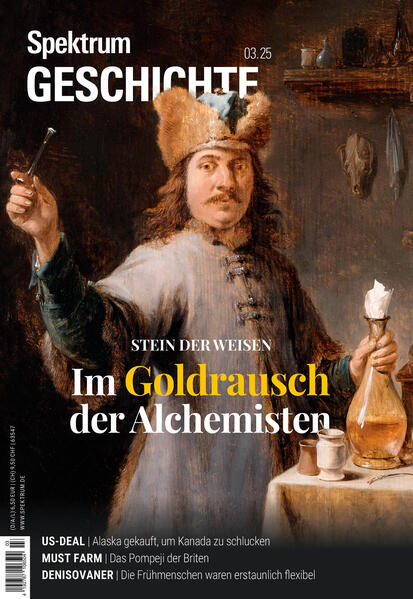 Produktbild: Spektrum Geschichte 3/2025 - Im Goldrausch der Alchemisten | Spektrum der Wissenschaft
