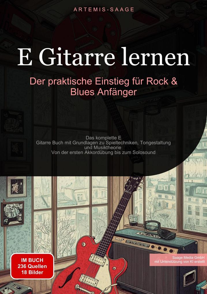 Produktbild: E-Gitarre lernen: Der praktische Einstieg für Rock & Blues Anfänger | Artemis Saage - Deutschland