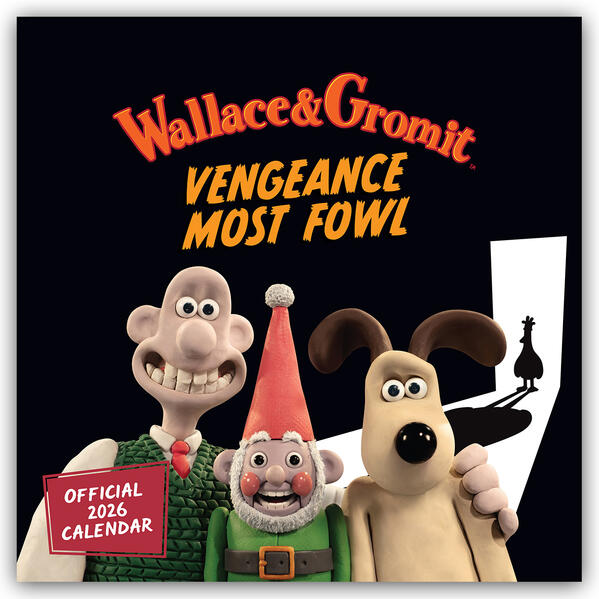 Produktbild: Wallace and Gromit 2026 - Wandkalender | Danilo Promotion Ltd