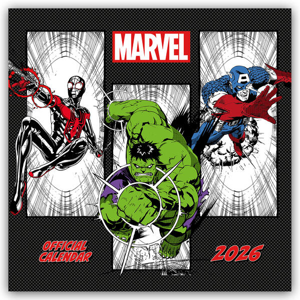 Produktbild: Marvel Comics - Offizieller Kalender 2026 | Danilo Promotion Ltd